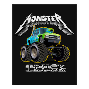 Zeichentrickauto Poster