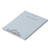 Zeichentrickdarstellung Etched - Blue Notizblock (Rotiert)