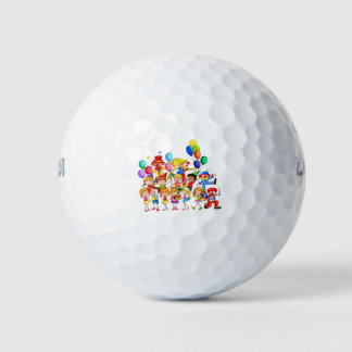 Zeichentrickfigur Golfball