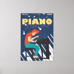 Zeichentrickfigur Leinwanddruck