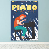 Zeichentrickfigur Leinwanddruck (Insitu (Holzboden))