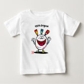 Zeichentrickfigur - Maßgeschneiderte Markierung Baby T-shirt (Vorderseite)