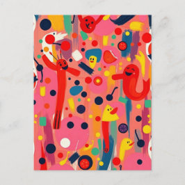 Zeichentrickfigur Postkarte