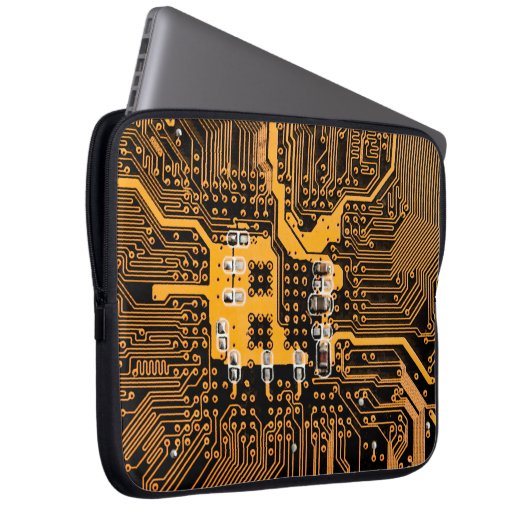 Zeichentrickfilm für Mikroschemas, Mikrogramm, Bac Laptopschutzhülle (Vorne Rechts)