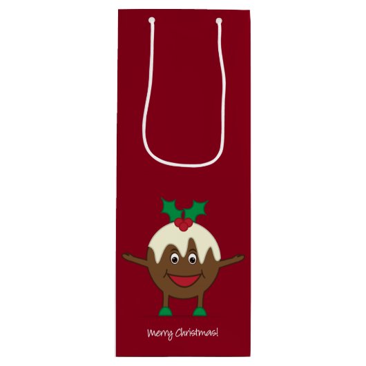 Zeichentrickfilm über Weihnachten Geschenktüte Für Weinflaschen (Vorderseite)