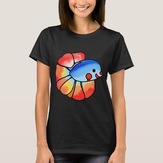 Zeichentrickfisch T-Shirt (Vorderseite)