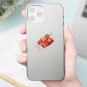 Zeichentrickfleisch Aufkleber (Telefon)