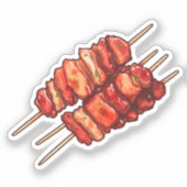 Zeichentrickfleisch Aufkleber (Vorderseite)