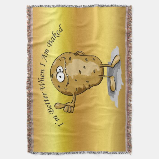 Zeichentrickkartoffel mit großen Augen 3 Decke (Vorderseite Vertikal)