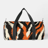 Zeichentrickmuster Duffle Bag (Rückseite)