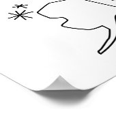 Zeichn auf American Travel Map - Ausfüllen Poster (Ecke)