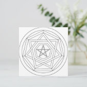 Zeichn deine eigene Sigil Sigillum Dei Occult Star (Stehend Vorderseite)