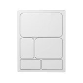 Zeichn deine eigenen Comicen Story Blank-Vorlagen Notizblock (Rotiert)