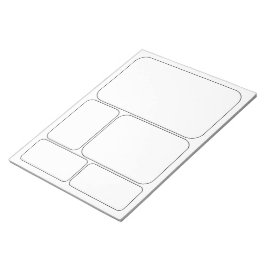 Zeichn deine eigenen Comicen Story Blank-Vorlagen Notizblock