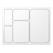 Zeichn deine eigenen Comicen Story Blank-Vorlagen Notizblock (Vorderseite)