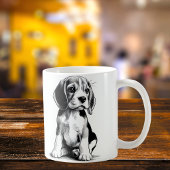 Zeichn der Beagel Pup Kaffeetasse
