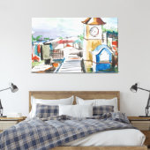 Zeichn der Stadtmauer Leinwanddruck (Insitu (Schlafzimmer))