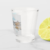 Zeichn der Wasserfarbe des Louvre Paris, Frankreic Schnapsglas (Rechts)