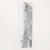 Zeichn des Bezirks Alfama in Lissabon Yogamatte (Vorderseite)