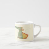 Zeichn des halb fertig gestellten Kimono Espressotasse (Rechts)