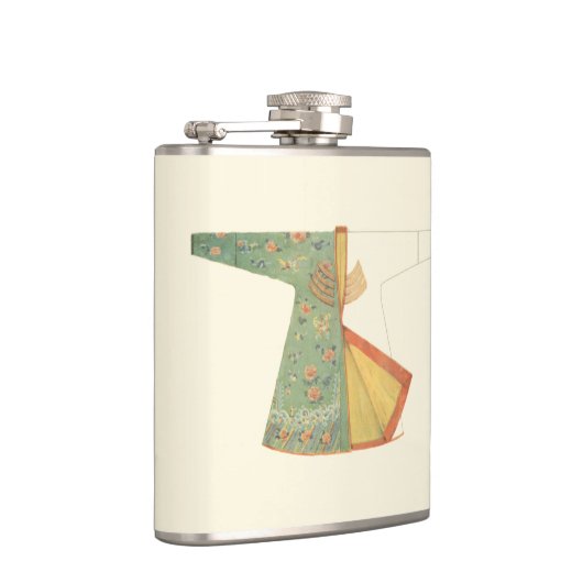 Zeichn des halb fertig gestellten Kimono Flachmann (Rechts)