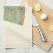 Zeichn des halb fertig gestellten Kimono Geschirrtuch (Viertel Falte)