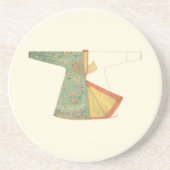 Zeichn des halb fertig gestellten Kimono Getränkeuntersetzer (Vorne)