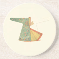 Zeichn des halb fertig gestellten Kimono