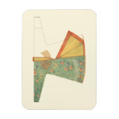 Zeichn des halb fertig gestellten Kimono Magnet (Vertikal)