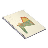 Zeichn des halb fertig gestellten Kimono Notizblock (Rechte Seite)