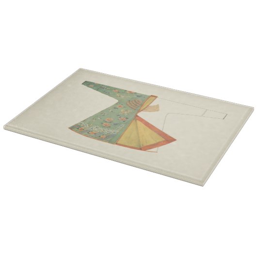 Zeichn des halb fertig gestellten Kimono Schneidebrett (Ecke)