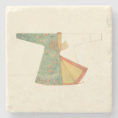 Zeichn des halb fertig gestellten Kimono Steinuntersetzer (Vorderseite)