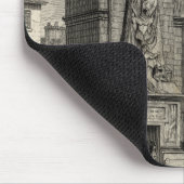 Zeichn des Monuments Porte Saint-Denis Mousepad (Ecke)