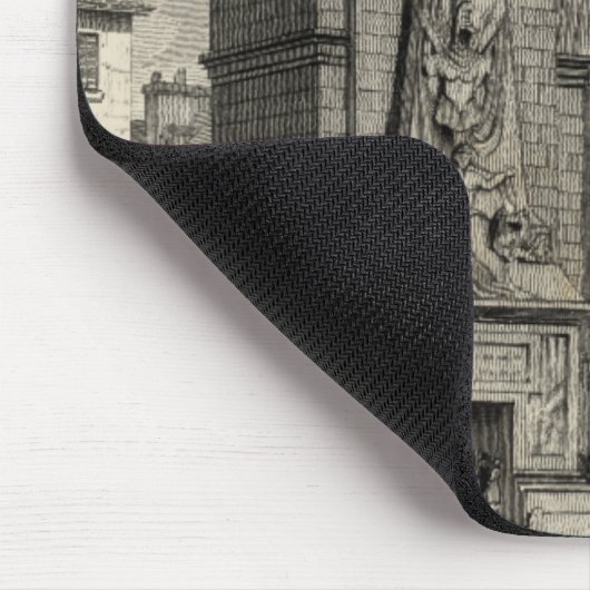 Zeichn des Monuments Porte Saint-Denis Mousepad (Ecke)