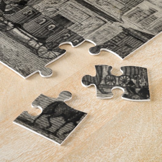 Zeichn des Monuments Porte Saint-Denis Puzzle (Seite)