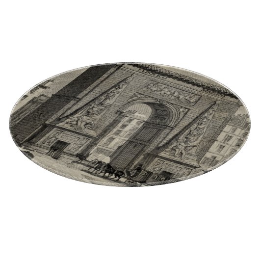 Zeichn des Monuments Porte Saint-Denis Schneidebrett (Ecke)