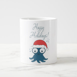 zeichn des niedlichen Cartoon-Blauktopus Jumbo-Tasse