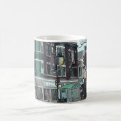 Zeichn des Stadtzentrums von Madison, Wisconsin Kaffeetasse (Mittel)