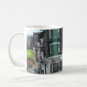 Zeichn des Stadtzentrums von Madison, Wisconsin Kaffeetasse (Links)