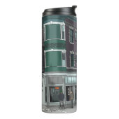 Zeichn des Stadtzentrums von Madison, Wisconsin Thermosbecher (Nach links gedreht)