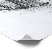 Zeichn des Worsted in Slivers Poster (Ecke)
