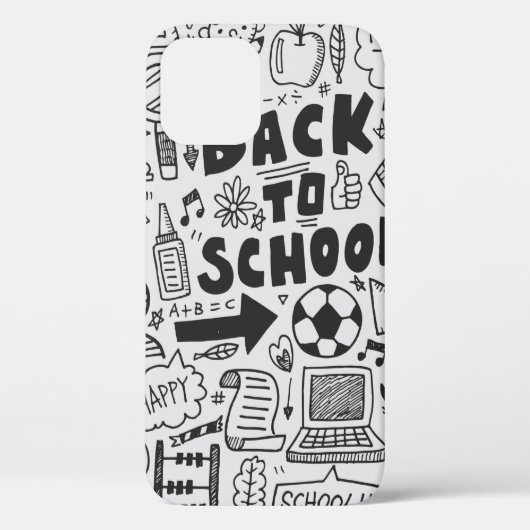 zeichn-Doodschule Case-Mate iPhone Hülle (Rückseite)