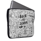 zeichn-Doodschule Laptopschutzhülle (Vorne Rechts)
