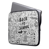 zeichn-Doodschule Laptopschutzhülle (Vorderseite Links)