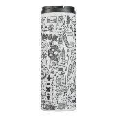 zeichn-Doodschule Thermosbecher (Rückseite)