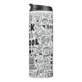 zeichn-Doodschule Thermosbecher (Nach rechts gedreht)