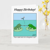 Zeichn einer Blank - Zungenzunge Zunge - Anpassen Karte (Gelbe Blume)