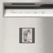 Zeichn einer Farbe namens "Pfirsiche" auf einem Ma Magnet (In Situ (Geschirrspüler))