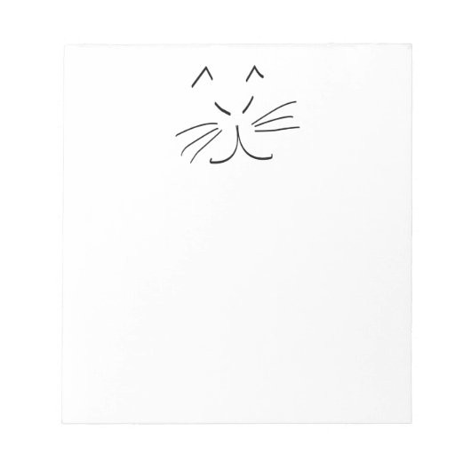 Zeichn einer Katze Notizblock (Vorderseite)