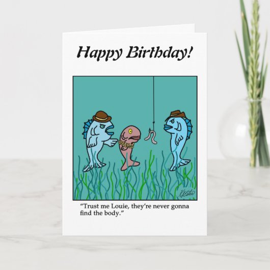 Zeichn einer Leere - Mafiafisch - Anpassen Karte (Vorderseite)